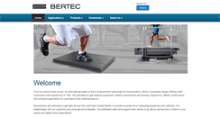 Desktop Screenshot of bertec.com